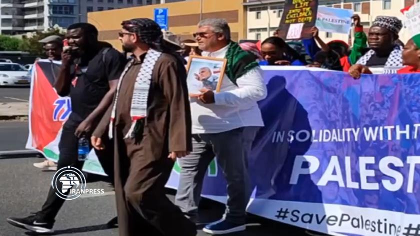 Iranpress: Namibians hold rally in solidarity with Palestine on Quds day