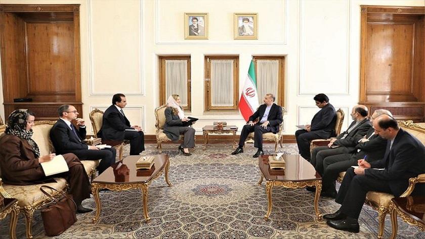 Iranpress: Amir-Abdollahian: No limitations for expanding Tehran-Rome relations