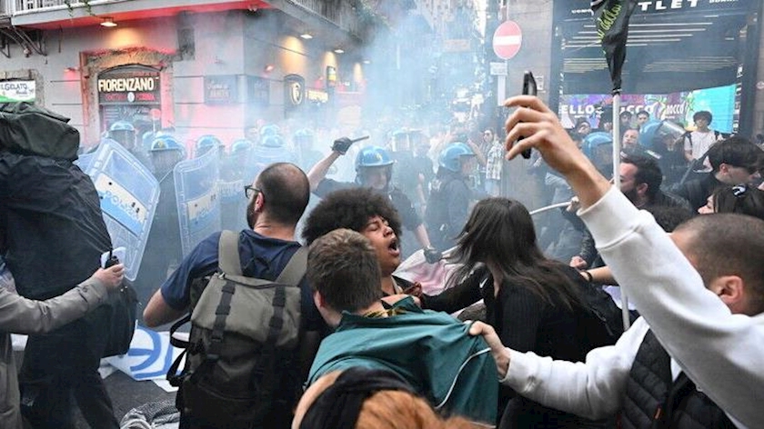 Iranpress: Anti-NATO protest turns violent in Italy