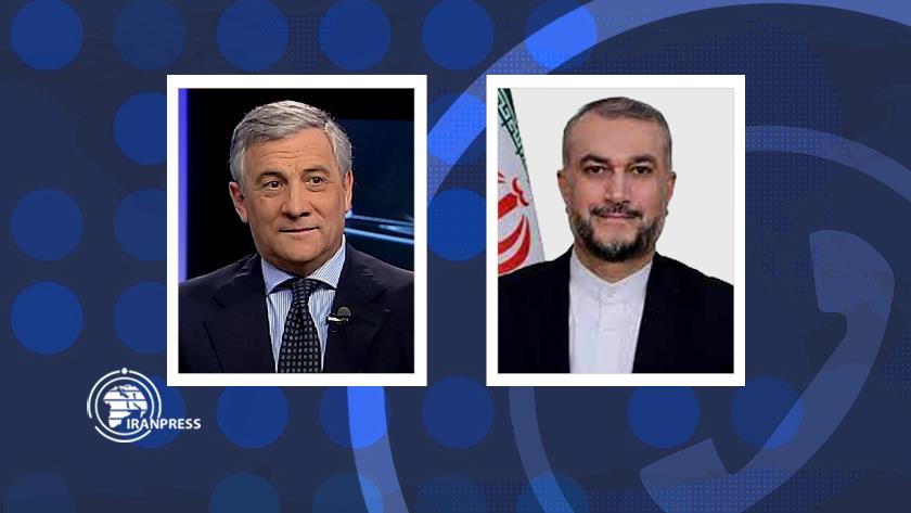 Iranpress: Iran, Italy FMs discuss diplomacy over phone