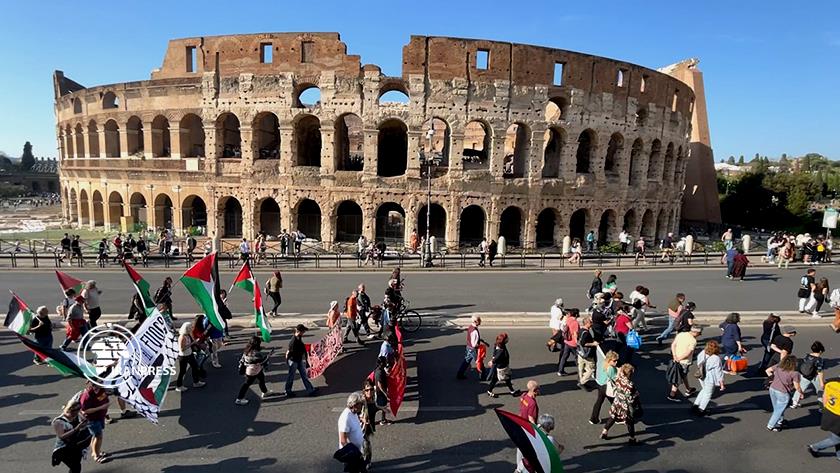 Iranpress: Anti-Israeli demonstrations held in the Italian capital