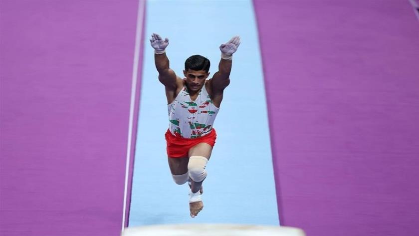 Iranpress: Iranian Vault Specialist Olfati Secures Spot for 2024 Olympic Games