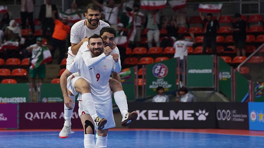 Iranpress: Iran wins Kuwait easily 4-0 at AFC Futsal Asian Cup 2024