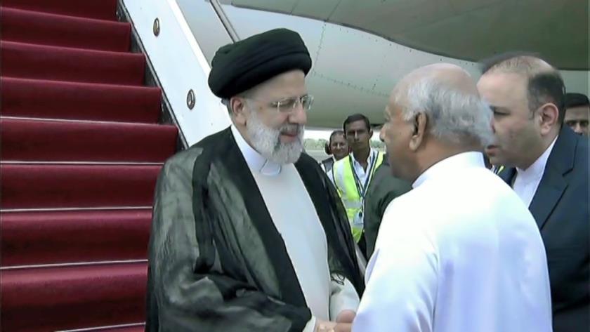 Iranpress: Pres. Raisi arrives in Sri Lanka in South Asian Tour