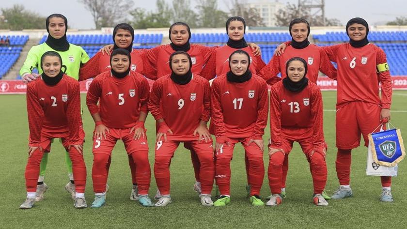 Iranpress: U 18 girls of Iran win CAFA c