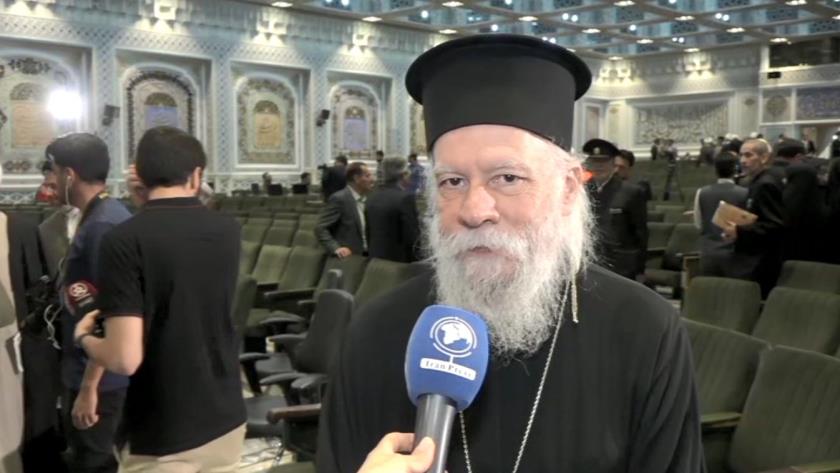 Iranpress: Greek bishop says Imam Reza conference opportunity to call for justice