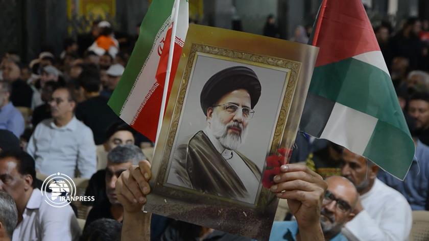 Iranpress: Damascus hosts memorial ceremony of Iranian martyred president