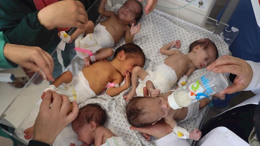 Iranpress: UNICEF warns; catastrophe on way to Gazan infants