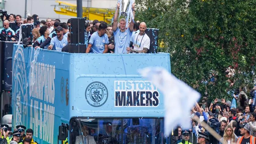 Iranpress: Manchester City Celebrate Fourth Successive Title