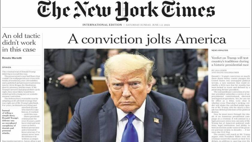 Iranpress: World Newspapers: A Conviction Jolts America