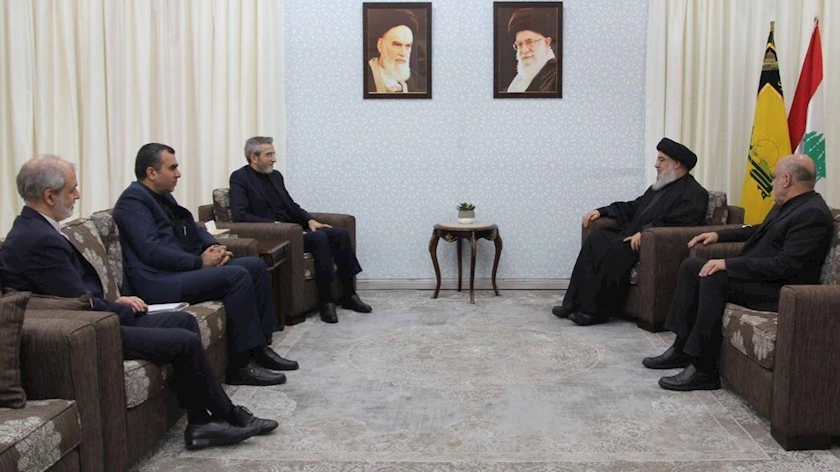 Iranpress: Iran Top Diplomat Discuss War on Gaza with Sayyed Nasrallah