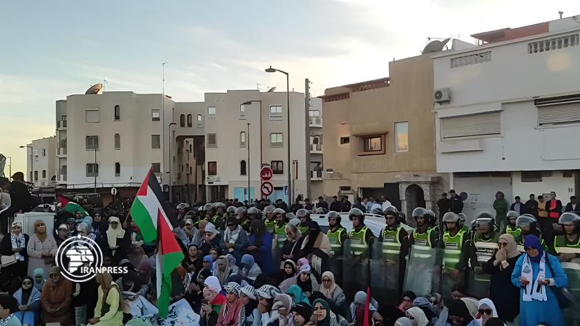 Iranpress: Pro-Palestinian Demonstrations Sweep Across Morocco 