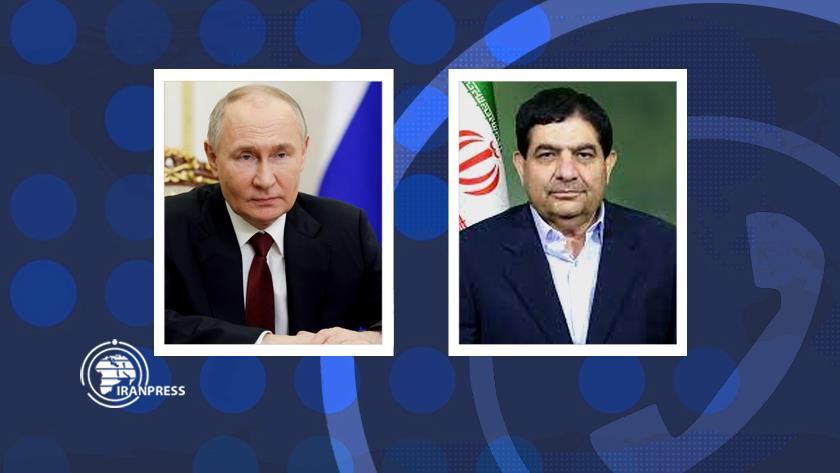 Iranpress: Mokhber, Putin discuss on Energy and Transportation