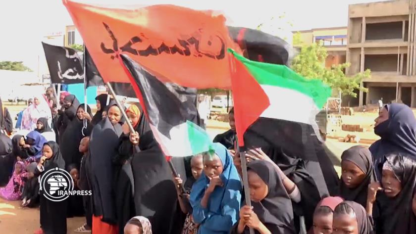 Iranpress: People in Niamey Observe Ashura Morning Rituals