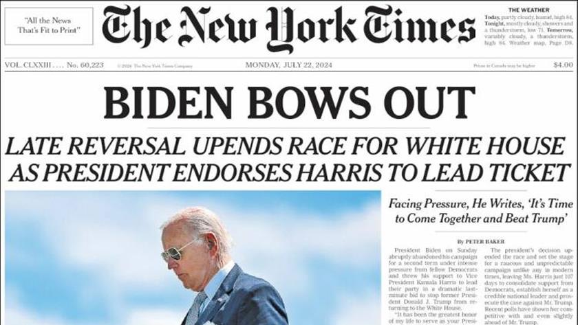 Iranpress: World Newspaper: Biden Bows Out