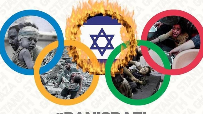 Iranpress: #BanIsraelFromParisOlympics