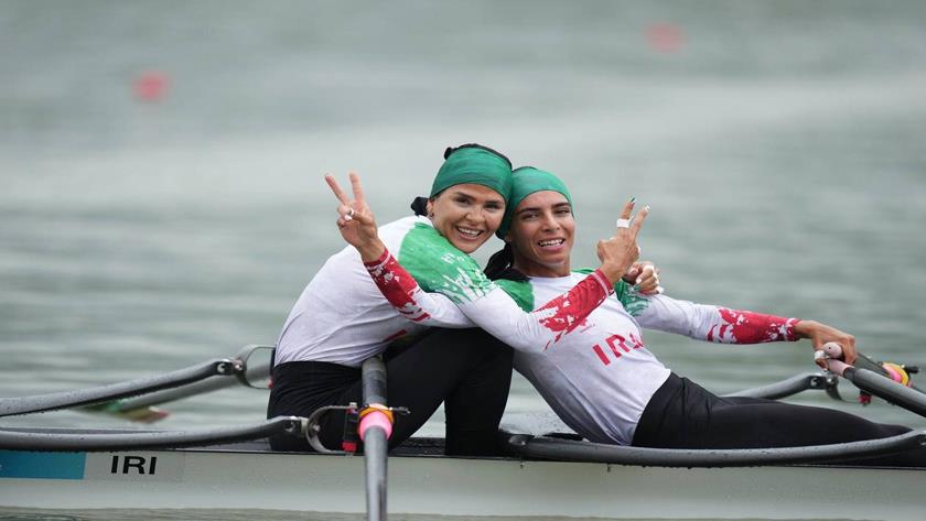 Iranpress: Olympic Games 2024; Iranian Woman Rower Stands 4th, Going for Another Chance