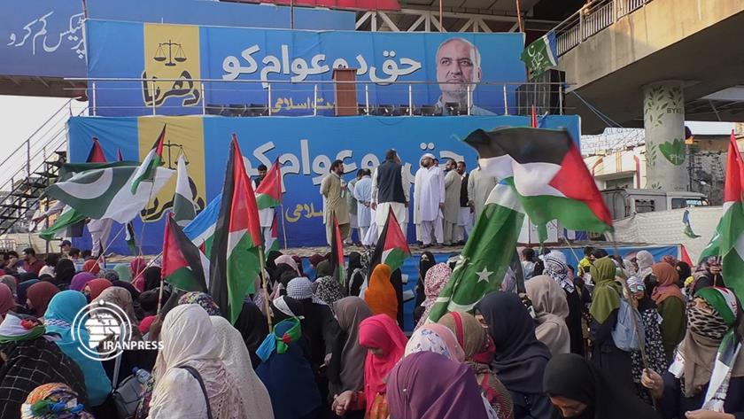 Iranpress: Demonstration in Rawalpindi for Solidarity with Palestinians