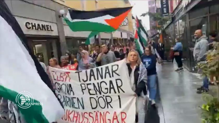 Iranpress: Pro-Palestine Protests Held in Sweden 