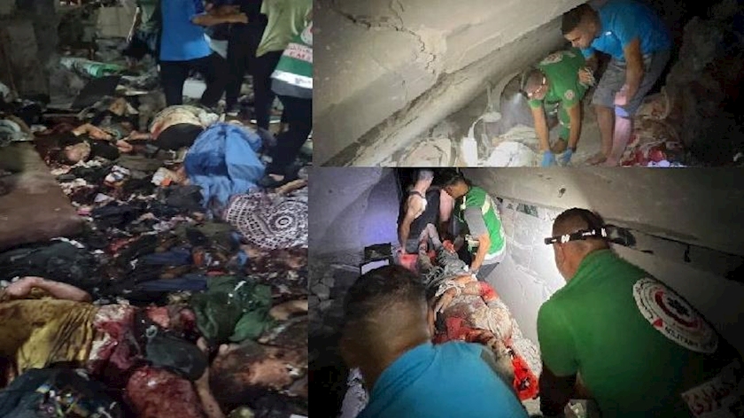 Iranpress: New Israeli Massacre in Central Gaza Over 100 Killed, Tens Injured, Dozen missing