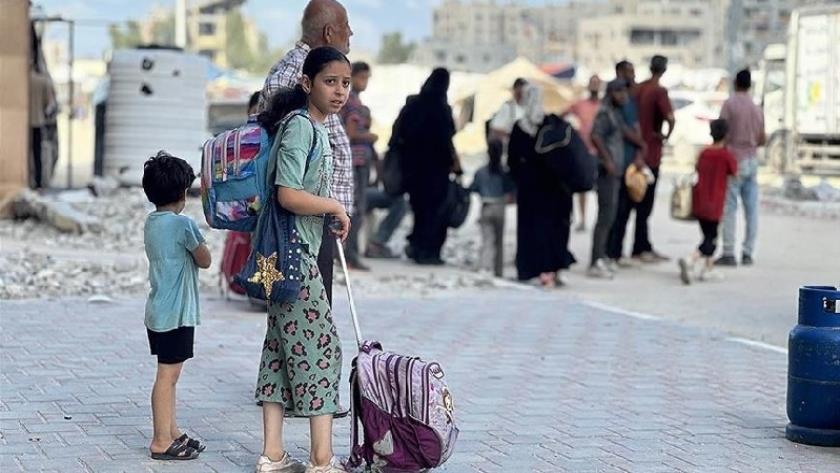 Iranpress: More than 75,000 Palestinians have been displaced in southwest Gaza