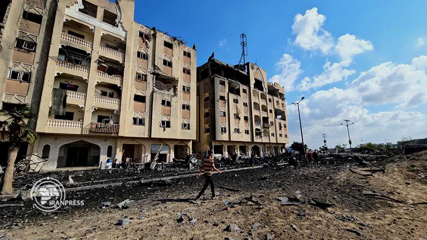 Iranpress: Gaza War; Dire situation of People Amid Destruction and Displacement 