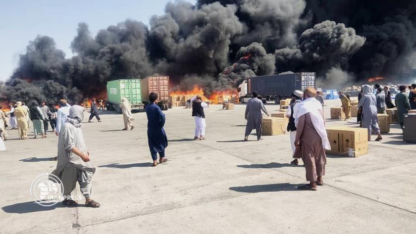 Iranpress: Major Fire Breaks Out at Herat Customs Office in Afghanistan