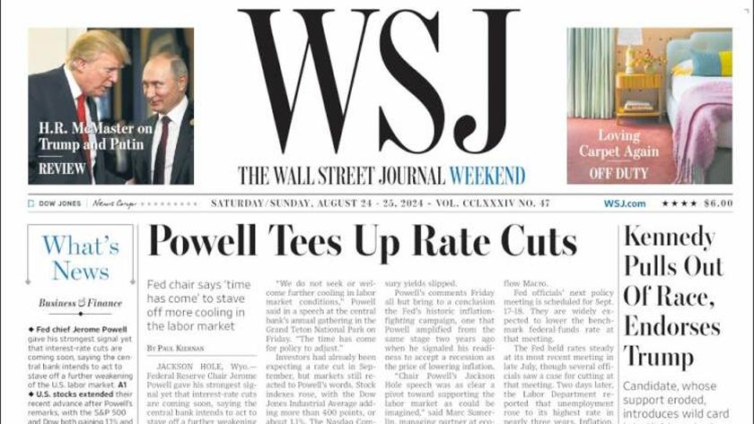 Iranpress: World Newspapers: Powell Tees Up Rate Cuts