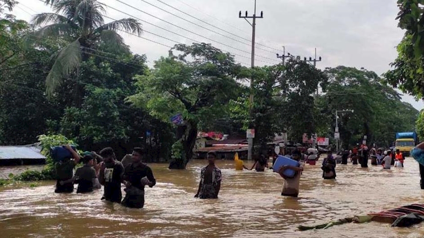 Iranpress: Bangladesh Accuses India of Man-Made Flood