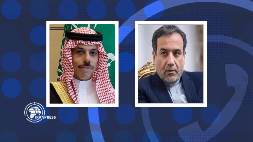 Iranpress: Iran, Saudi Arabia FMs Discuss Latest Gaza Developments