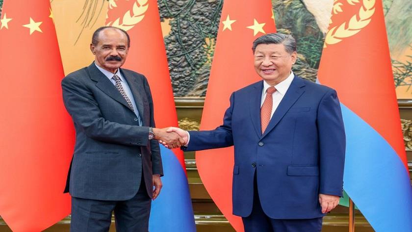 Iranpress: Chinese President Meets Eritrean, Guinean Presidents 