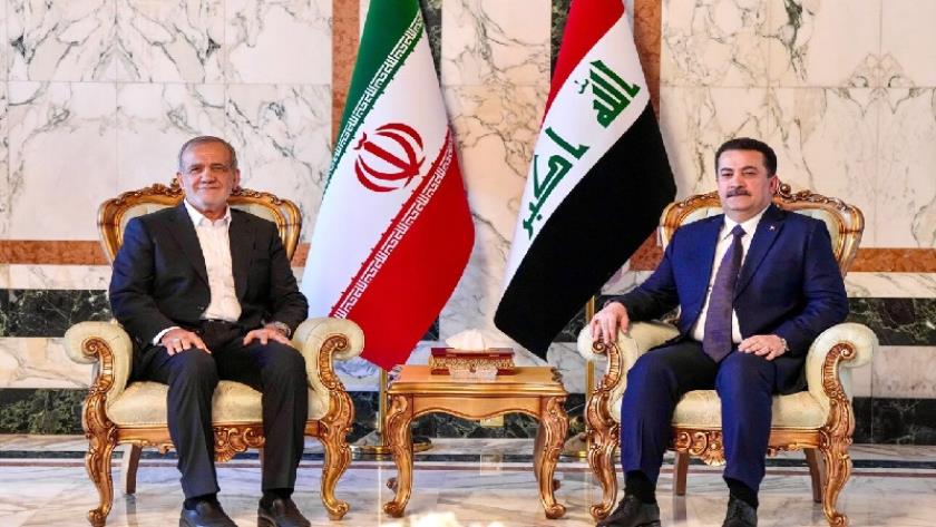 Iranpress: Bilateral Relations and War in Gaza Focus of Discussion Between Pezeshkian and Iraqi 