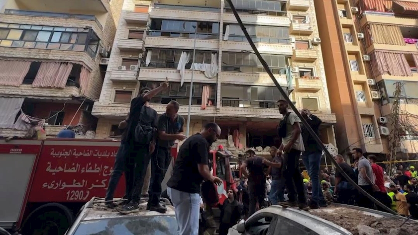 Iranpress: Casualties of Israeli Attack on Beirut Rises to 12 Martyrs, 66 Injured