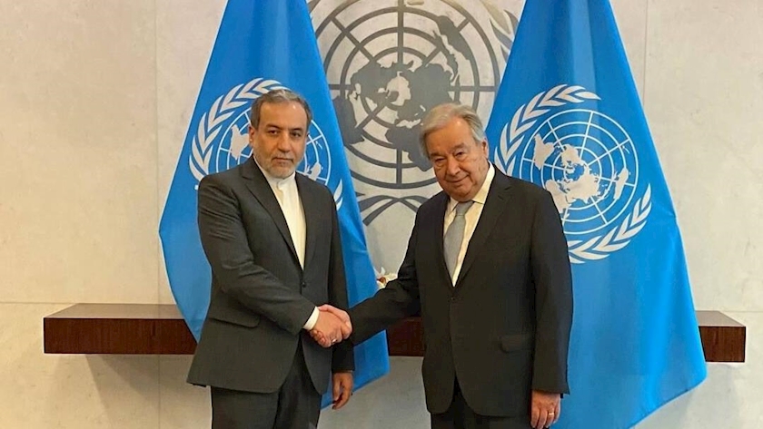 Iranpress: Araghchi Meets UN Secretary General in New York