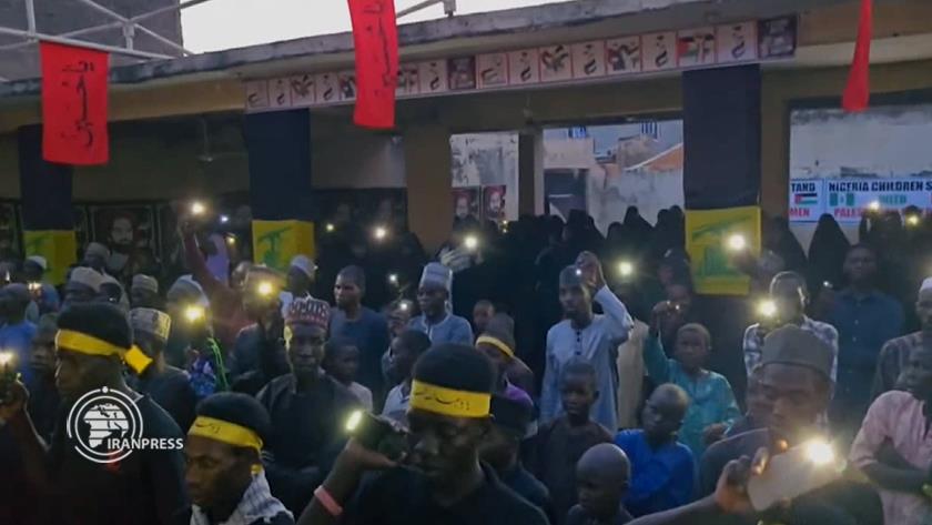 Iranpress: People of Nigeria Mourn Nasrallah