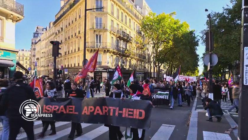 Iranpress: Demonstrations in Support of Palestine, Lebanon in Paris