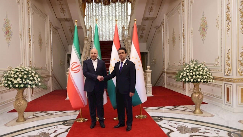 Iranpress: Iranian Parl. Speaker Meets Tajik Counterpart in Dushanbe