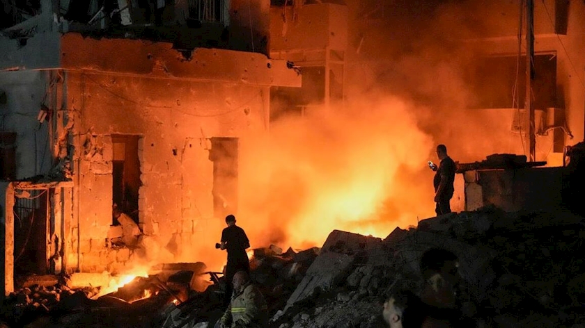 Iranpress: 22 killed, 117 Injured in Israeli Attacks at Central Beirut