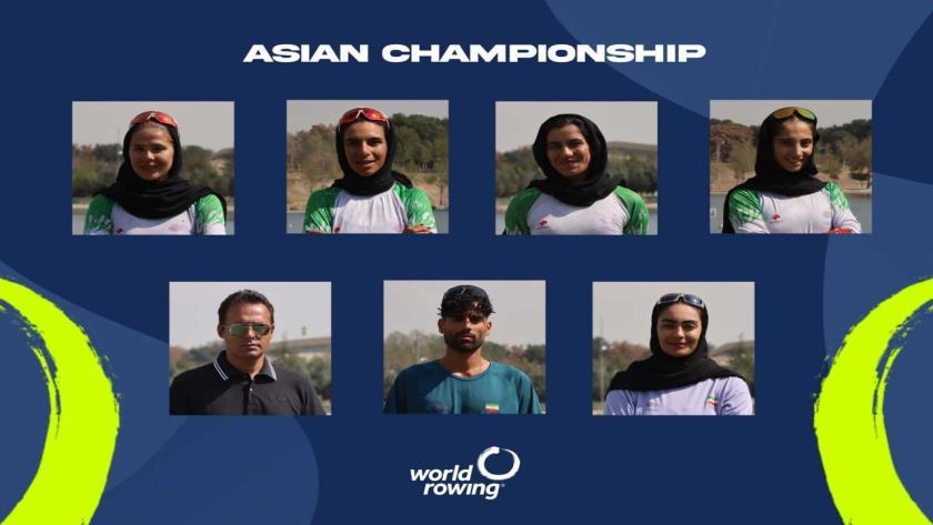 Iranpress: Iranian Athletes Snatch 6 Medals in Asian Rowing Championship