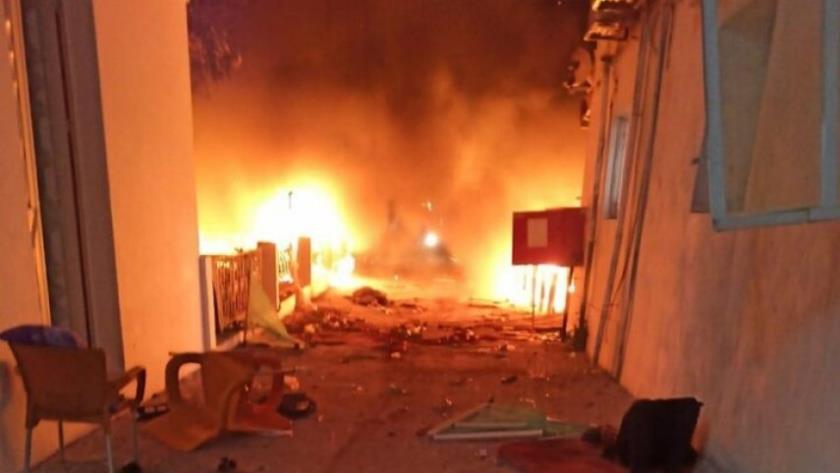 Iranpress: Israeli Regime Bombs Palestinian Tents at al-Aqsa Martyrs Hospital