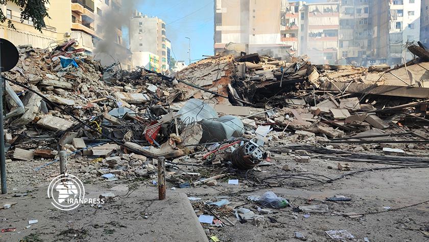 Iranpress: PICTURES: Extensive Destruction across Dahiyeh in Southern Beirut 