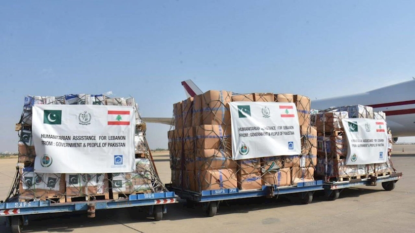 Iranpress: Pakistan Dispatches Humanitarian Aid to Gaza and Lebanon