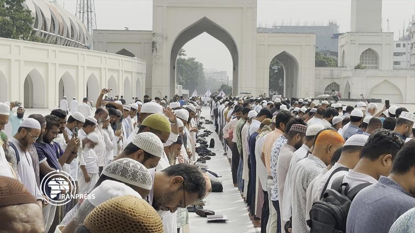 Iranpress: Symbolic Funeral Ceremony Held for Yahya Al Sinwar in Capital of Bangladesh