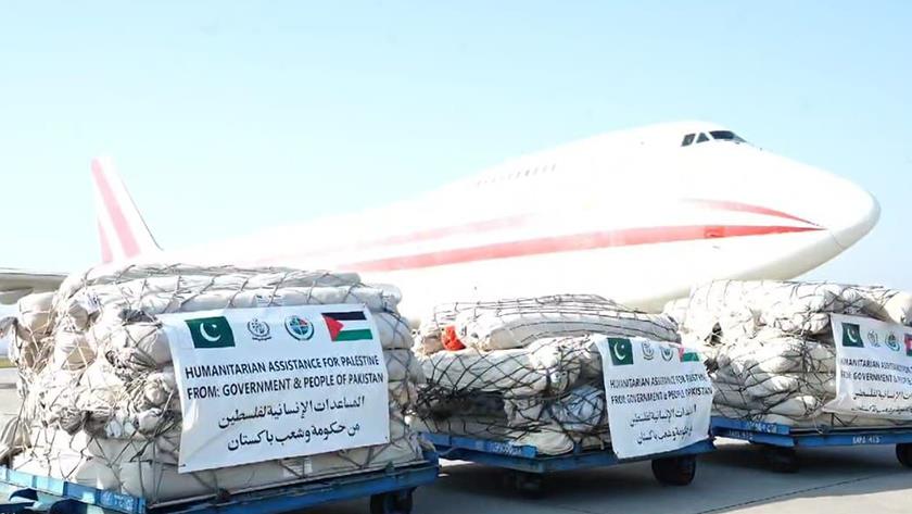 Iranpress: Pakistan Sends the 13th Relief Shipment to Gaza And Lebanon