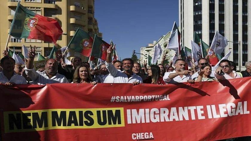 Iranpress: Anti-Racism Demonstration in Portugal