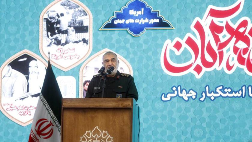 Iranpress: IRGC Chief Slams Contradicting US Global Identity 