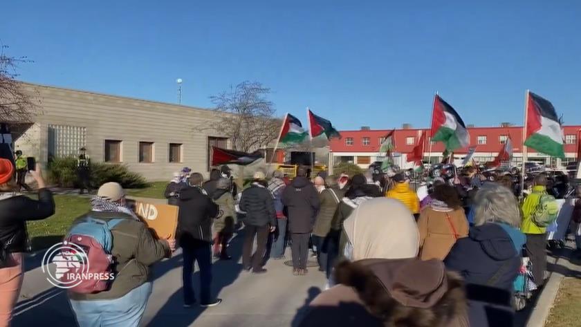 Iranpress: Pro-Palestine Supporters Rally in Ottawa