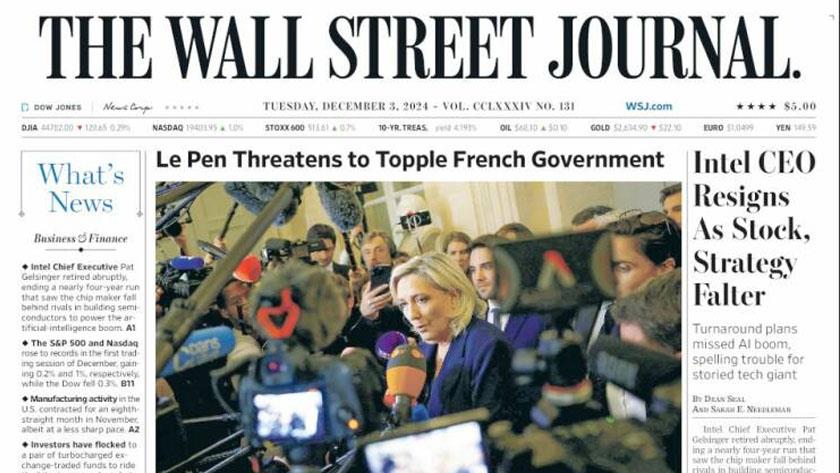 Iranpress: World Newspapers: Le Pen Threatens to Topple French Government 