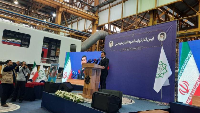 Iranpress: Iran Unveils Mass Production Line of National Train 