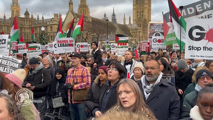 Iranpress: Nationwide Solidarity March for Palestine Held Across the UK